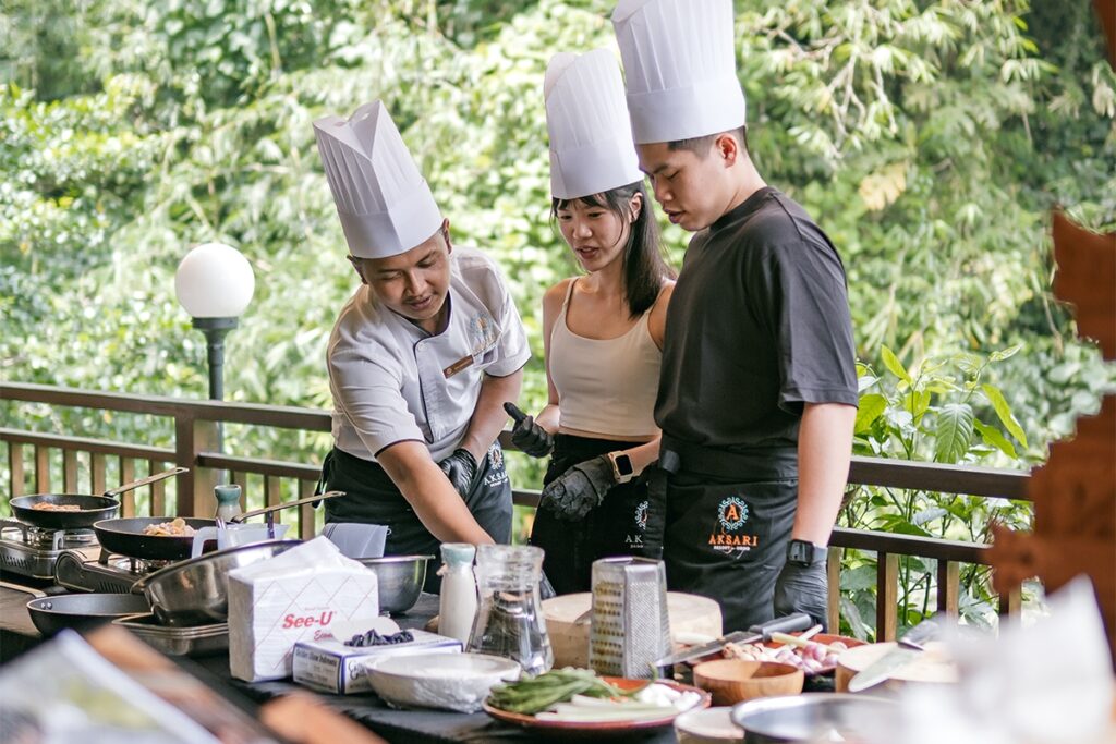 Cooking class at Aksari Luxury Resort Ubud