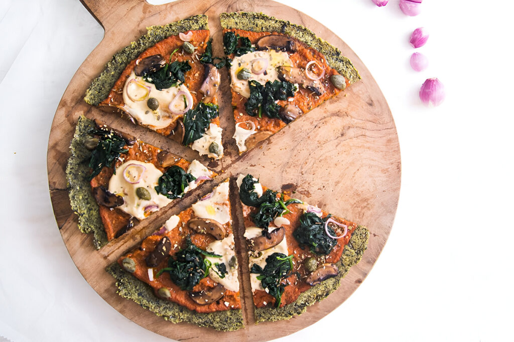 Raw Vegan Pizza at Alchemy