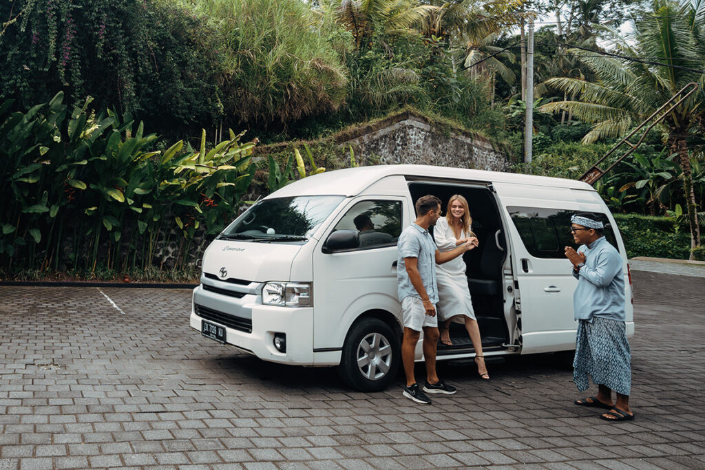 shuttle service ini vie hospitality fromBali Airport to Ubud
