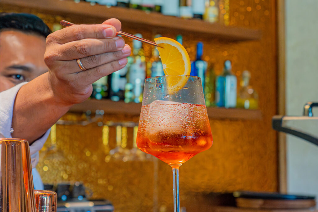 cocktail with whisky