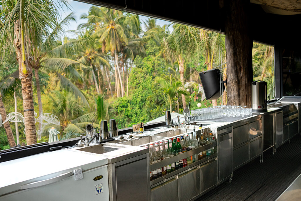 bar table at The Jungle Club