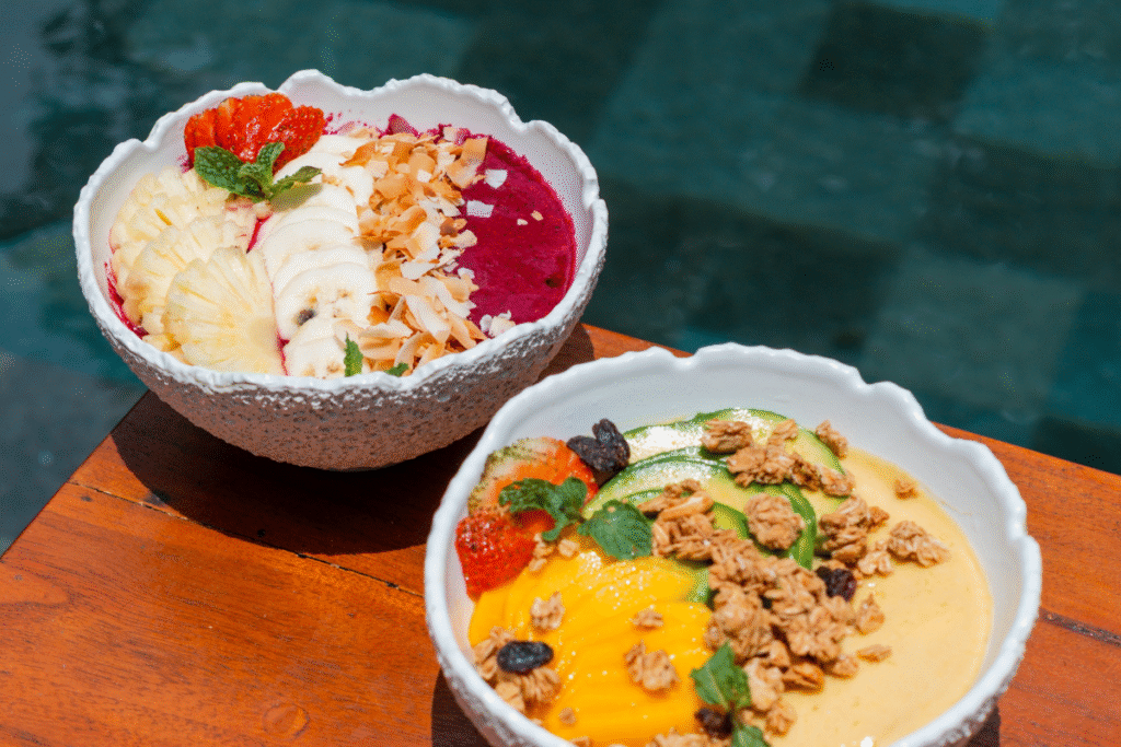 healthy food in ubud: at The Jungle Club