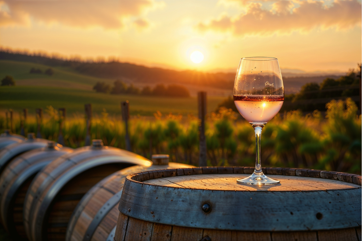 Sweet wine putih seperti Moscato dan Riesling dituang ke dalam gelas