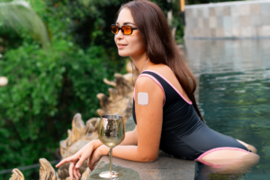 a girl enjoying the jungle club