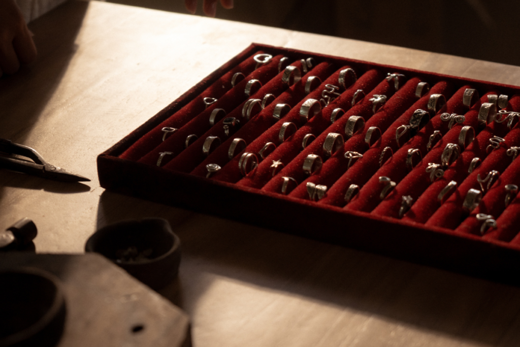 silver making at ubud