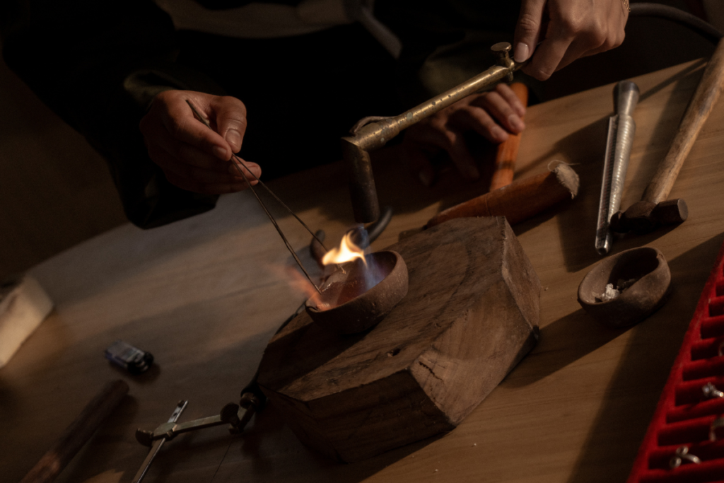 silver jewelery making