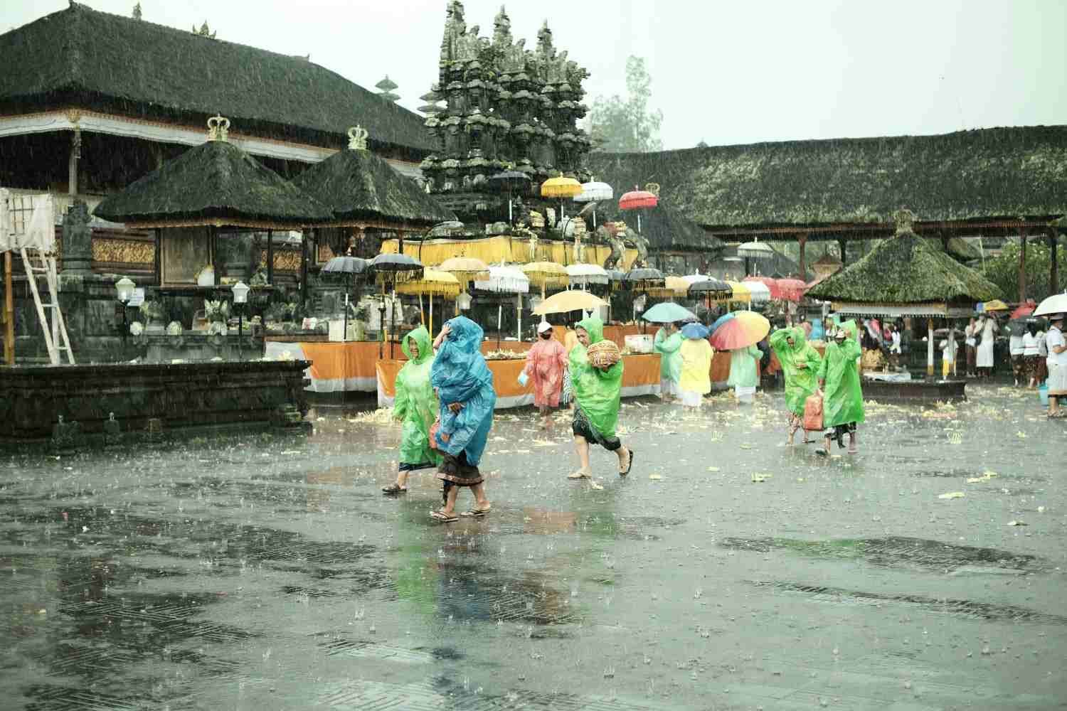 Bali wet season